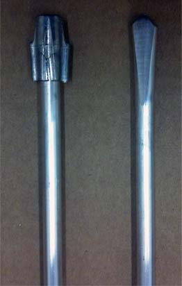 75cm Alloy Solid Rod Bank Stick