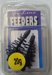 SPRING COIL IN LINE FEEDERS 20G BLISTER 2 PACK 