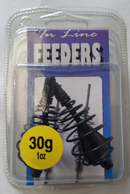 SPRING COIL IN LINE FEEDERS 30G BLISTER 2 PACK 