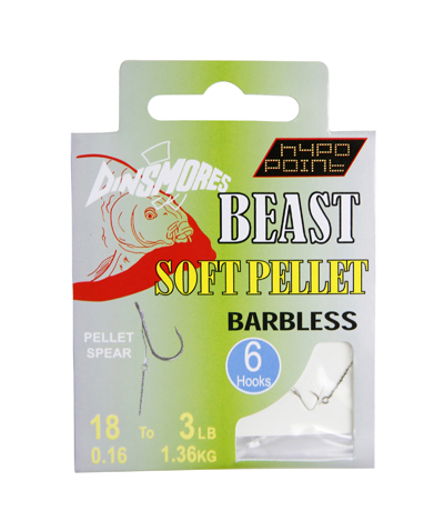 BEAST SOFT PELLET BARBLESS RIG 18