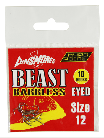 DINSMORES LOOSE BARBLESS HOOKS 12