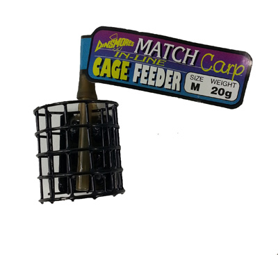IN LINE MEDIUM  MATCH CARP CAGE FEEDER 20g