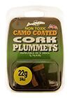 Cork Plummet 3/4 oz PK 3