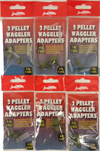 PELLET WAGGLER ADAPTER PACK 6 SIZES