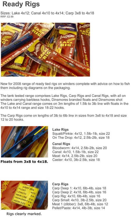 10 SELECTED POLE RIGS BLISTER