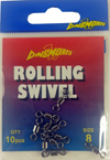 ROLLING SWIVELS SIZE 8