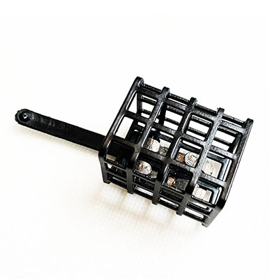 SQUARE CAGE WITH CONNECTOR 0.75oz
