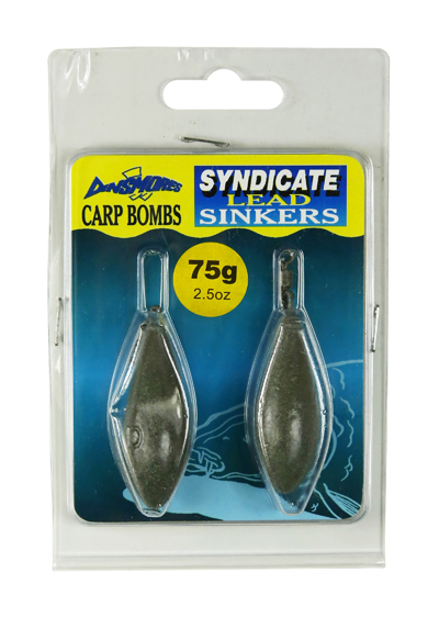 CARP BOMBS 75G LEAD BLISTER 2