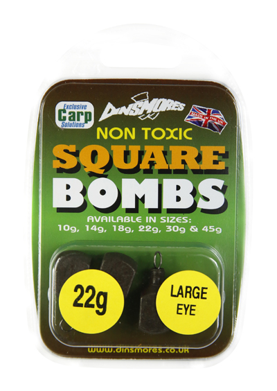 SQUARE BOMBS LARGE EYE 22g BLISTER PACK